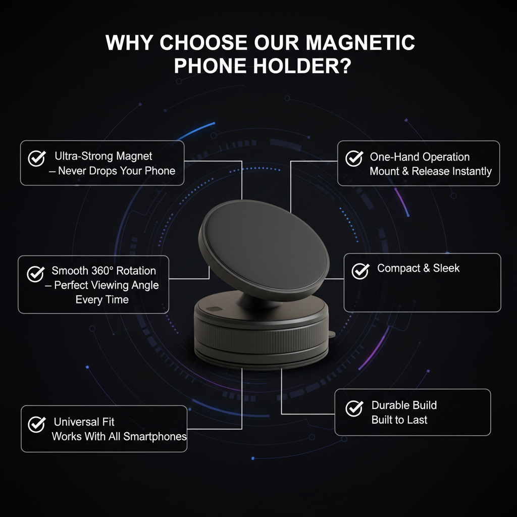 Product advantages magnetic holder