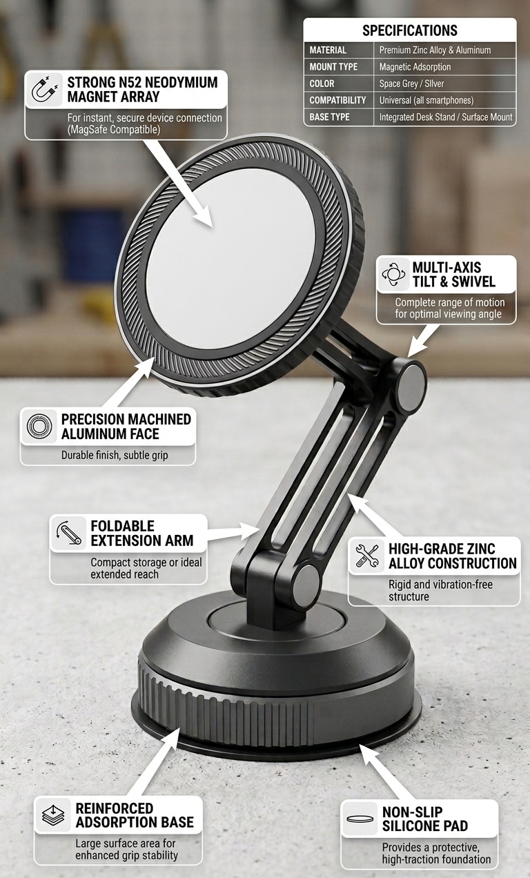 Gadgees ™Absorption Car Mount